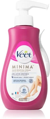 Veet MINIMA Hair Removal Cream Sensitive Skin with Aloe Vera & Vitamin E